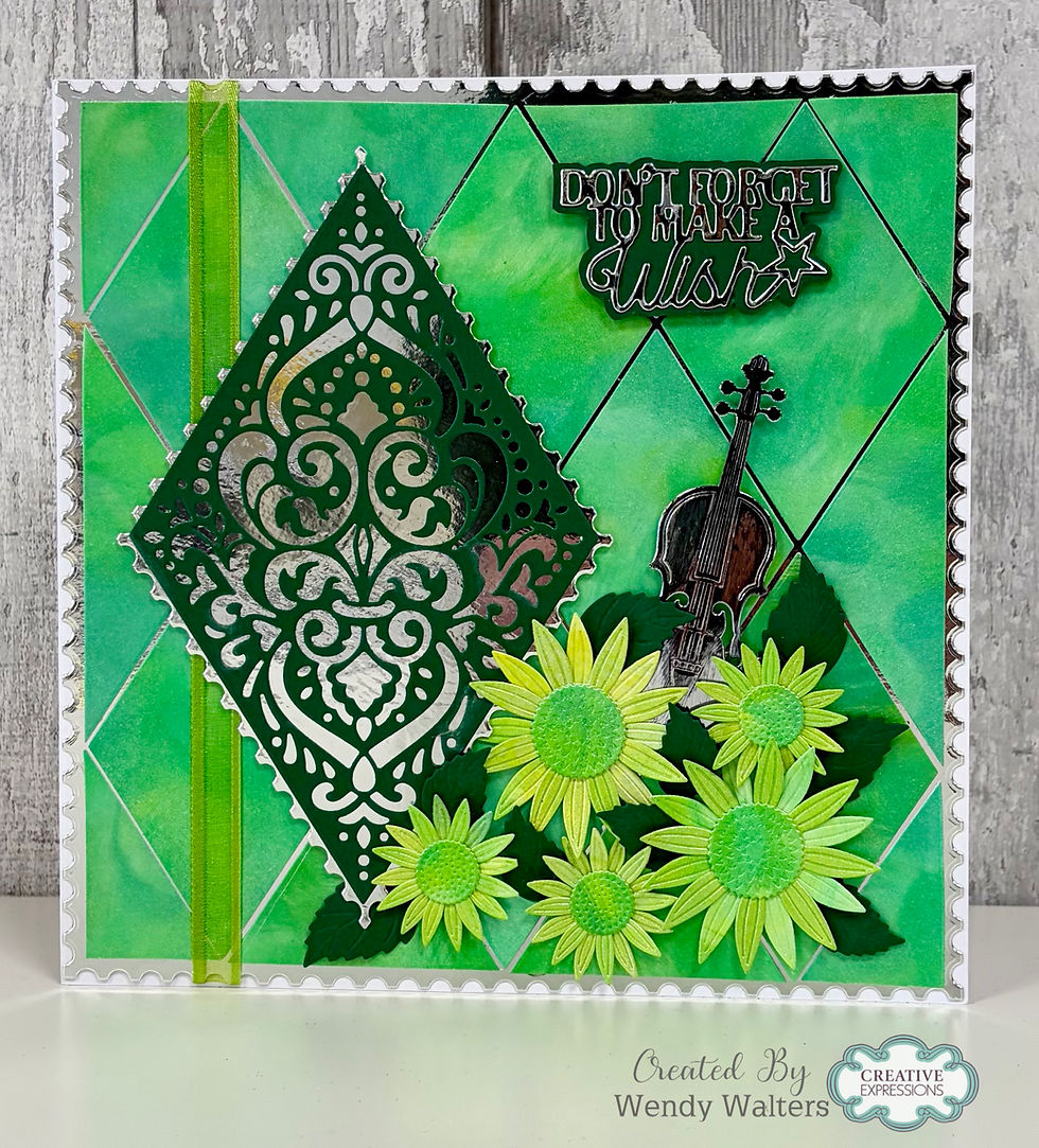 Thumbnail: Damask Diamonds Die Set - The Diamond Collection By Jamie Rogers Crafts - Craftmania Stock Photo 11