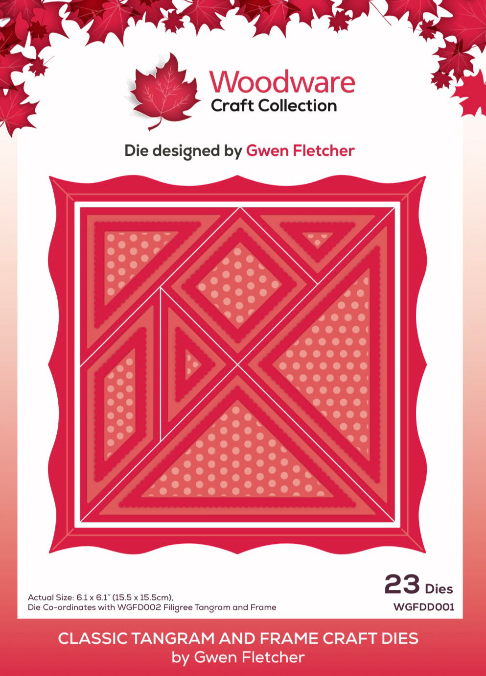Classic Tangram and Frame Craft Dies By Gwen Fletcher for Woodware - Craftmania Stock Photo 1