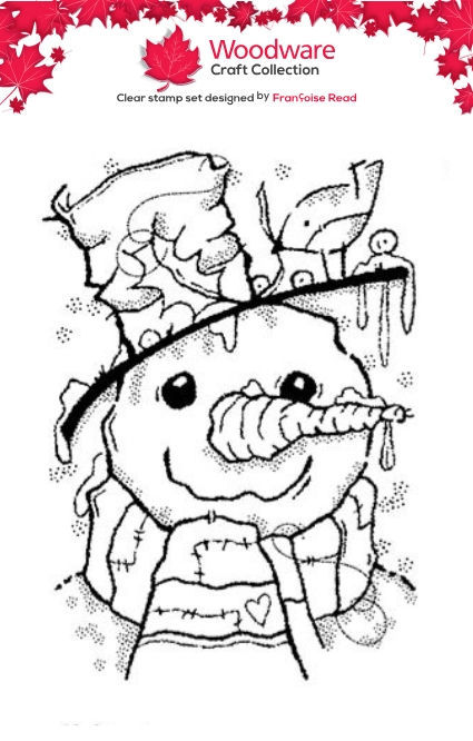 Mr Frosty - A6 Clear Stamp Set by Françoise Read For Woodware - Craftmania Stock Photo 1