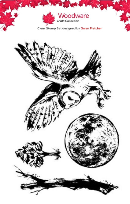 Woodware Moonlit Whispers A6 Clear Stamp Set By Gwen Fletcher