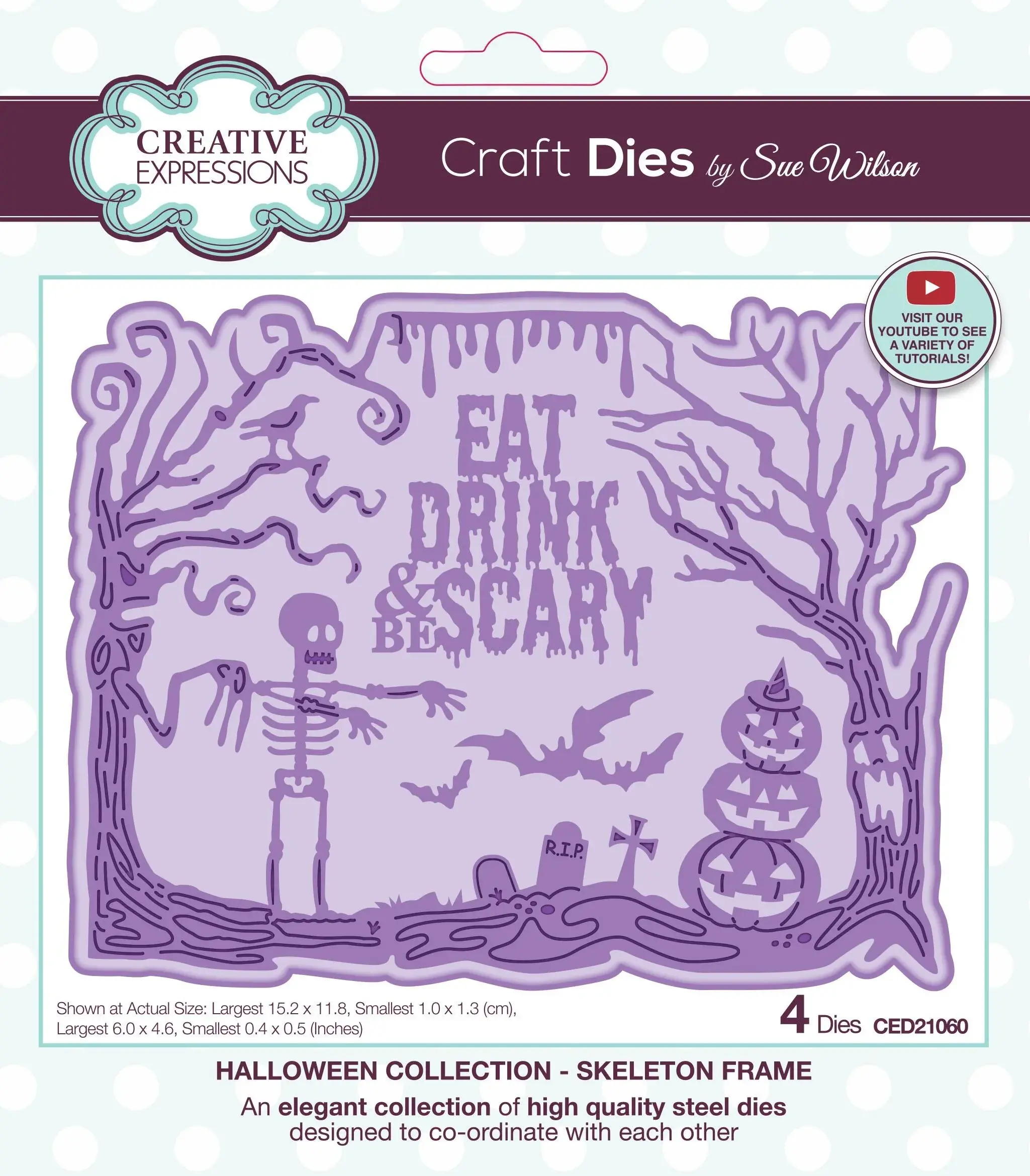 Skeleton Frame - Halloween Craft Die By Sue Wilson - Craftmania Stock Photo 1