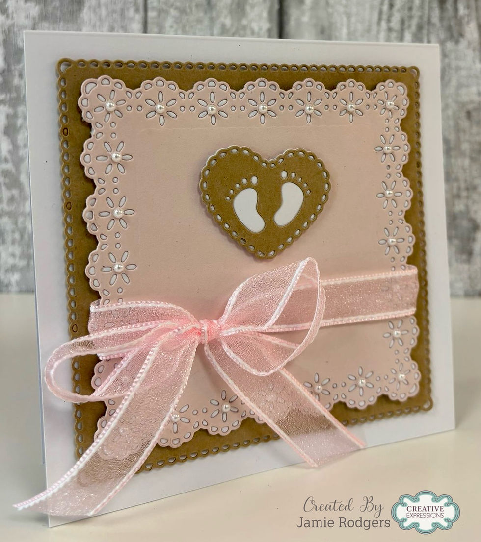 Thumbnail: Daisy Lace Squares - Craft Die Set – Mats & Layers Collection By Jamie Rodgers - Craftmania Stock Photo 12