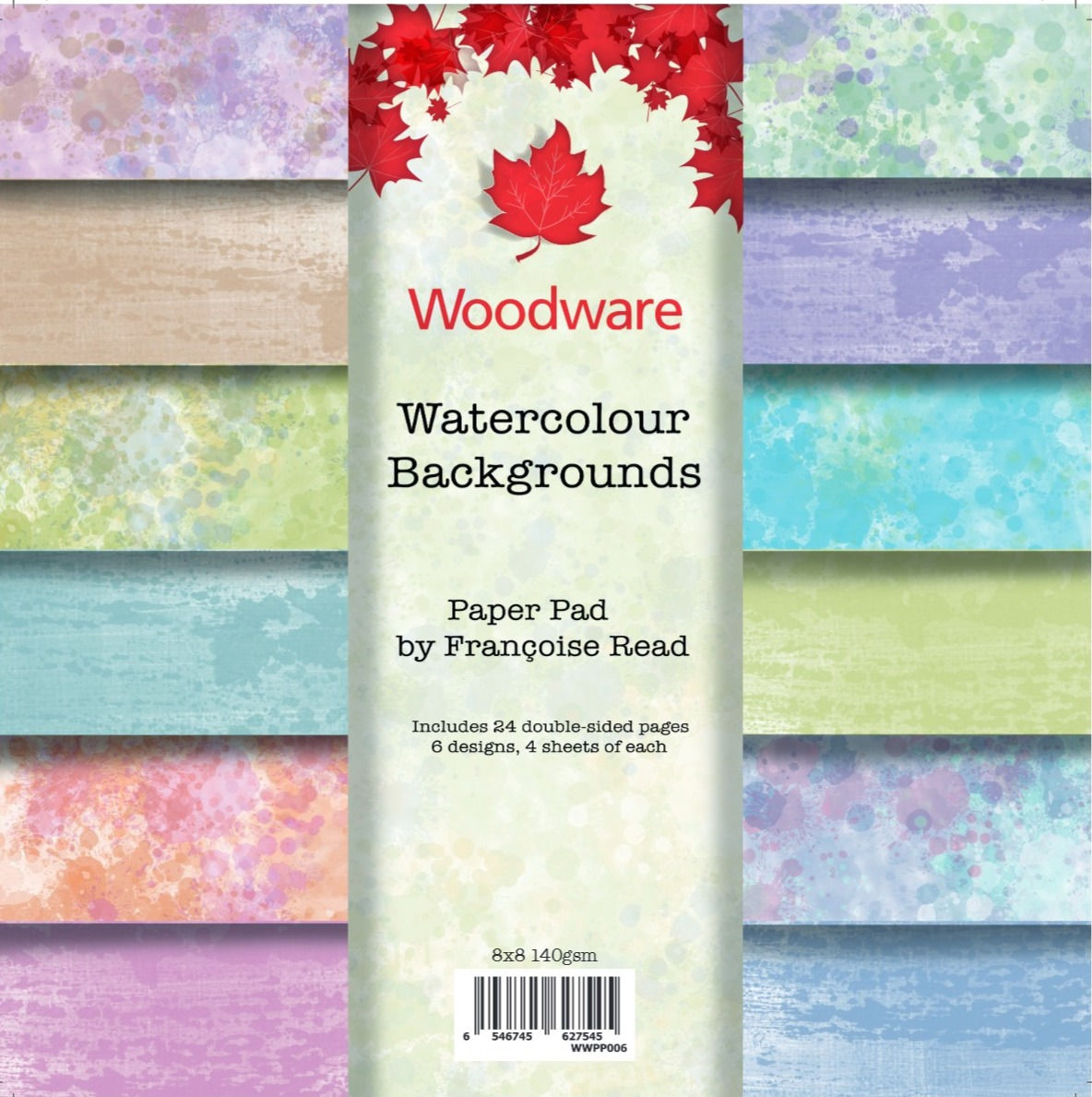 Woodware Watercolour Backgrounds 140gsm Paper Pad By Françoise Read