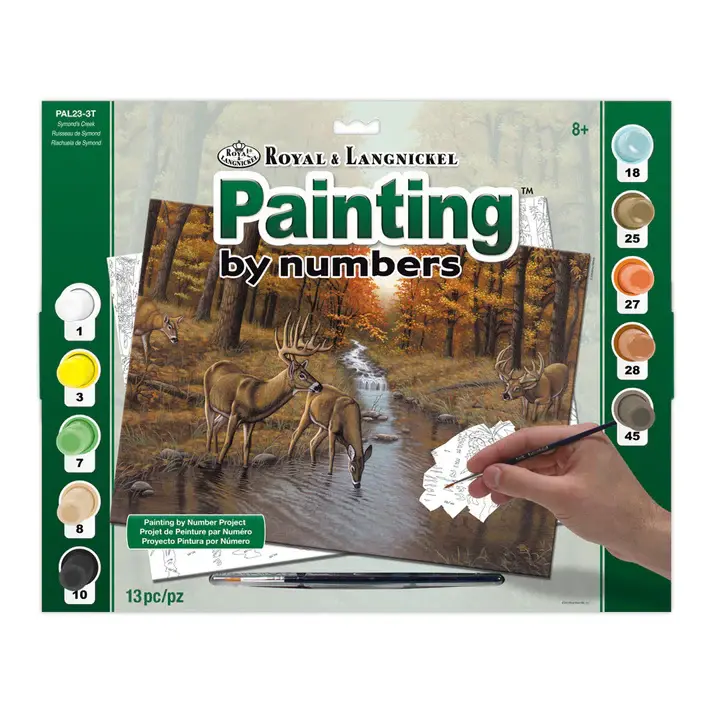 Symond's Creek Painting By Numbers 13pc By Royal & Langnickel - Craftmania Stock Photo 1
