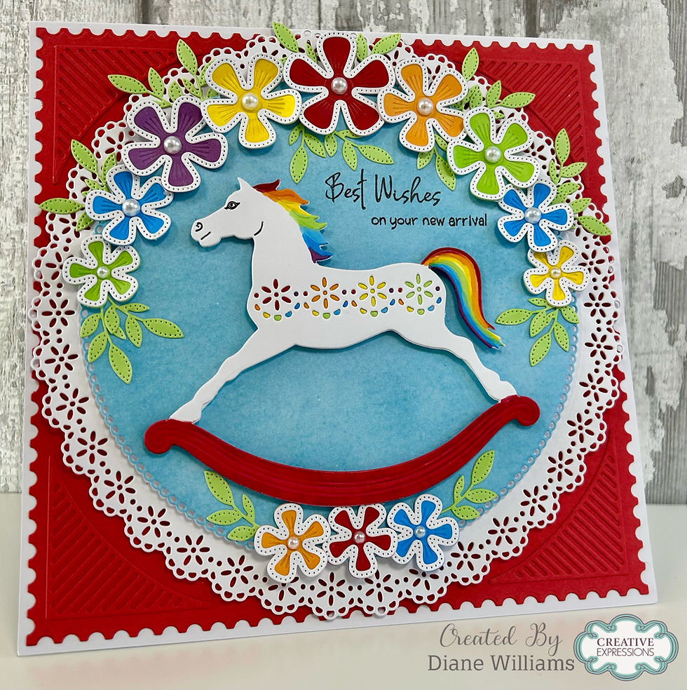 Thumbnail: Rocking Horse Craft Die Set – Baby Collection By Jamie Rodgers Crafts