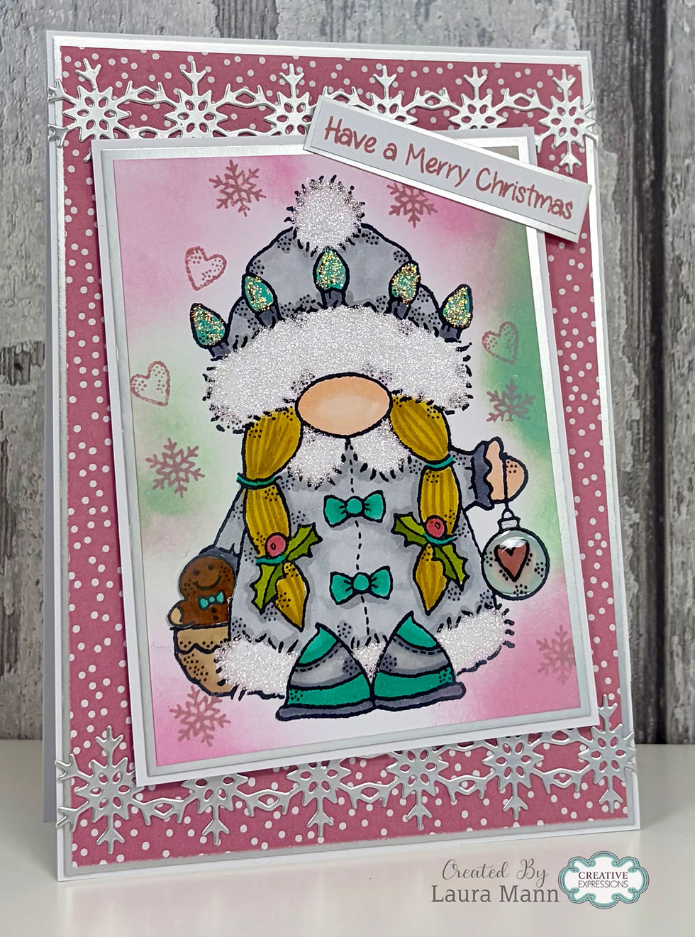 Thumbnail: Woodware Magical Christmas 8x8" Paper Pad By Françoise Read