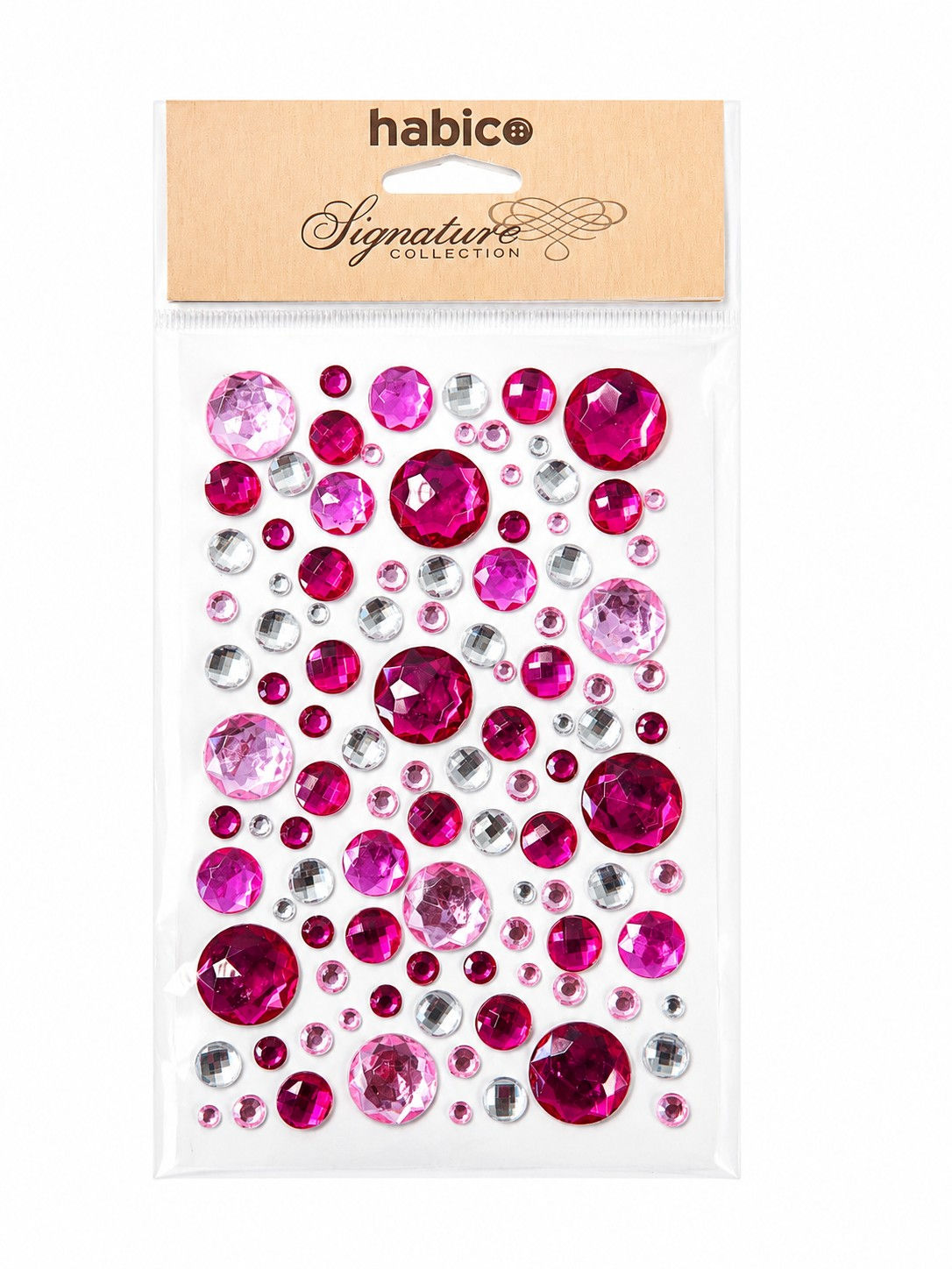 Pink Circle Gem Stickers by Habico - Craftmania Stock Photo 1
