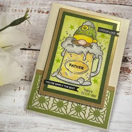 Thumbnail: Beer Gnome - A6 Clear Stamp Set by Françoise Read - Craftmania Stock Photo 3