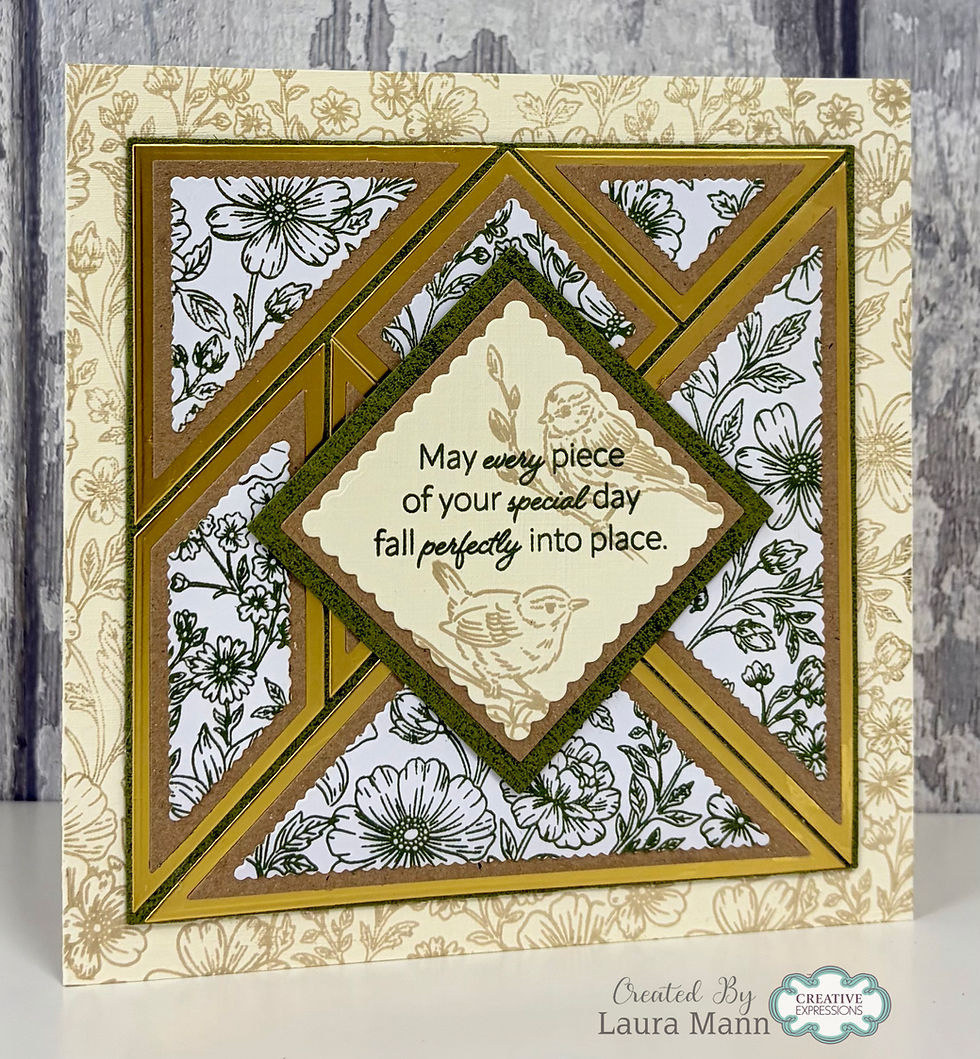 Thumbnail: Woodware Meadowsweet A6 Clear Stamp Set by Gwen Fletcher