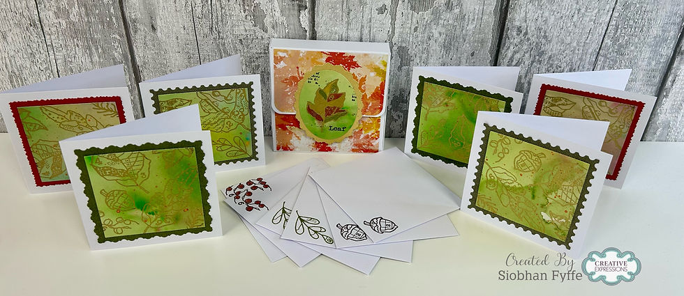 Thumbnail: Woodware Fallen Leaves Paper Pad by Françoise Read 140gsm