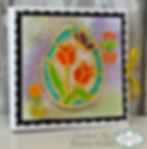 Thumbnail: Stained Glass Tulip Egg Craft Dies By Sue Wilson - Creative Expressions