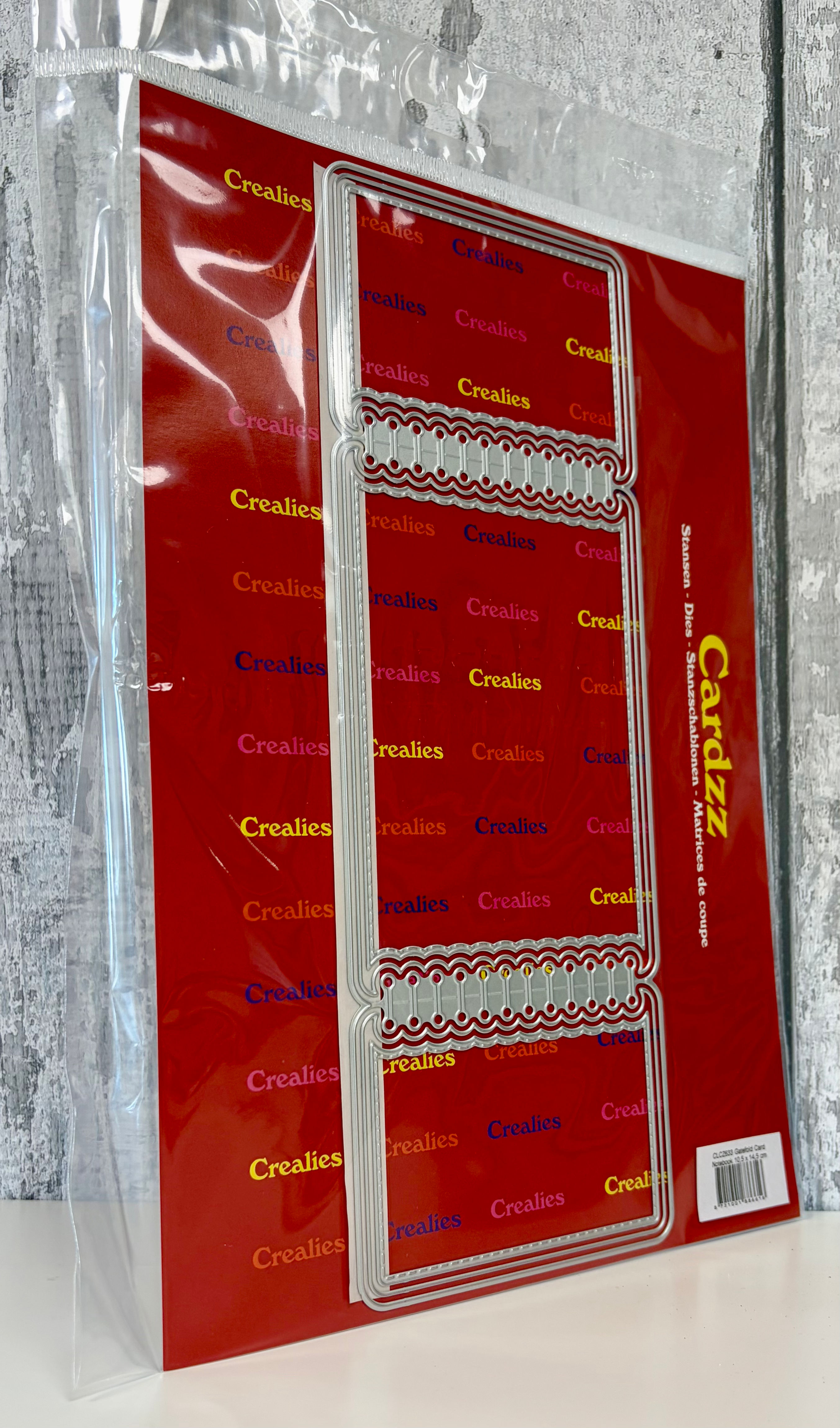 Gatefold Notebook Card Rectangle Dies - Cardzz By Crealies -