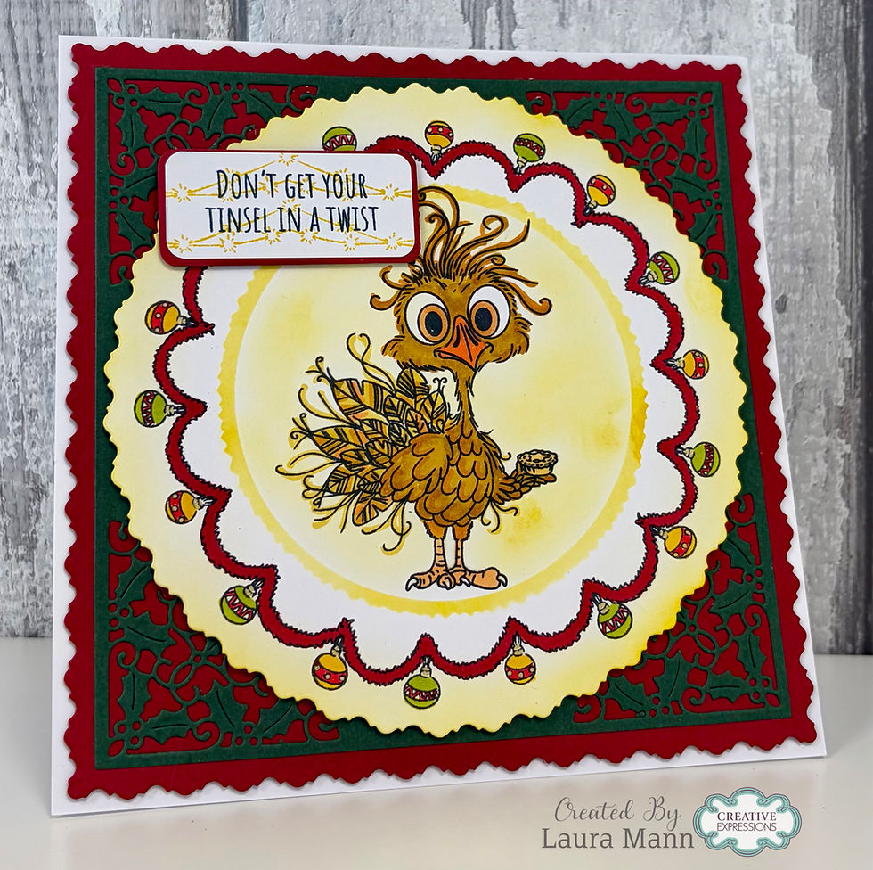 Thumbnail: Woodware Geoff A6 Clear Stamp Set By Gwen Fletcher