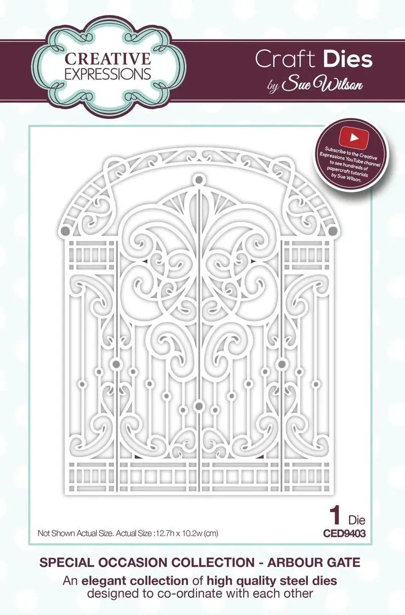 Arbour Gate - Craft Die By Sue Wilson - Craftmania Stock Photo 1