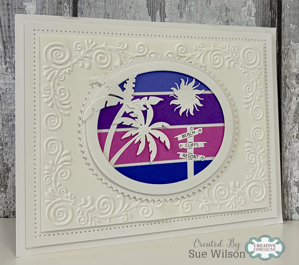 Thumbnail: Fine Postage Stamp Ovals Craft Dies By Sue Wilson