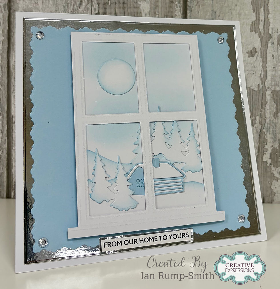 Thumbnail: Four Panel Window Craft Die By Sue Wilson - Creative Expressions