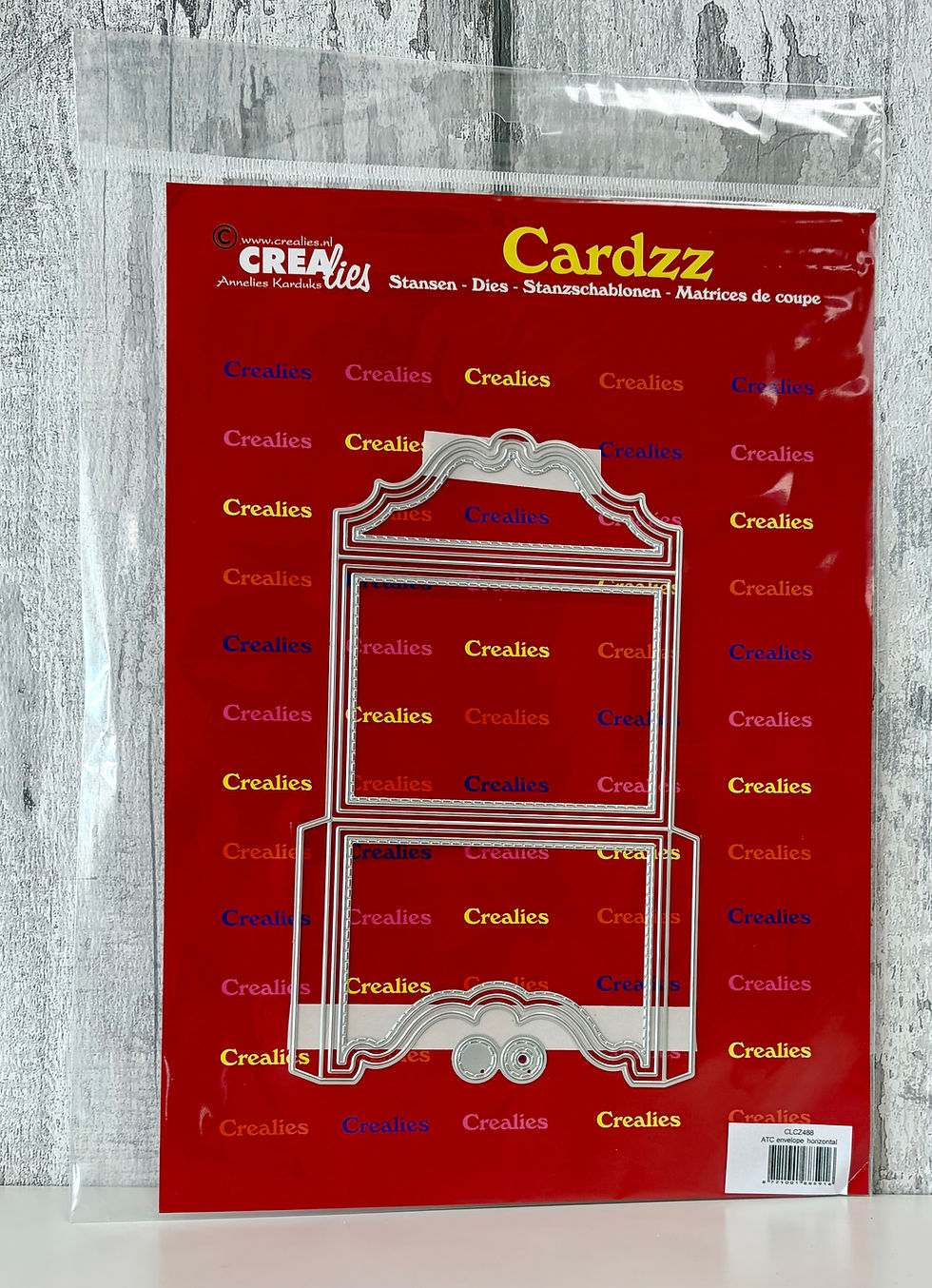Envelope Horizontal Dies - Cardzz By Crealies - Craftmania Stock Photo 1
