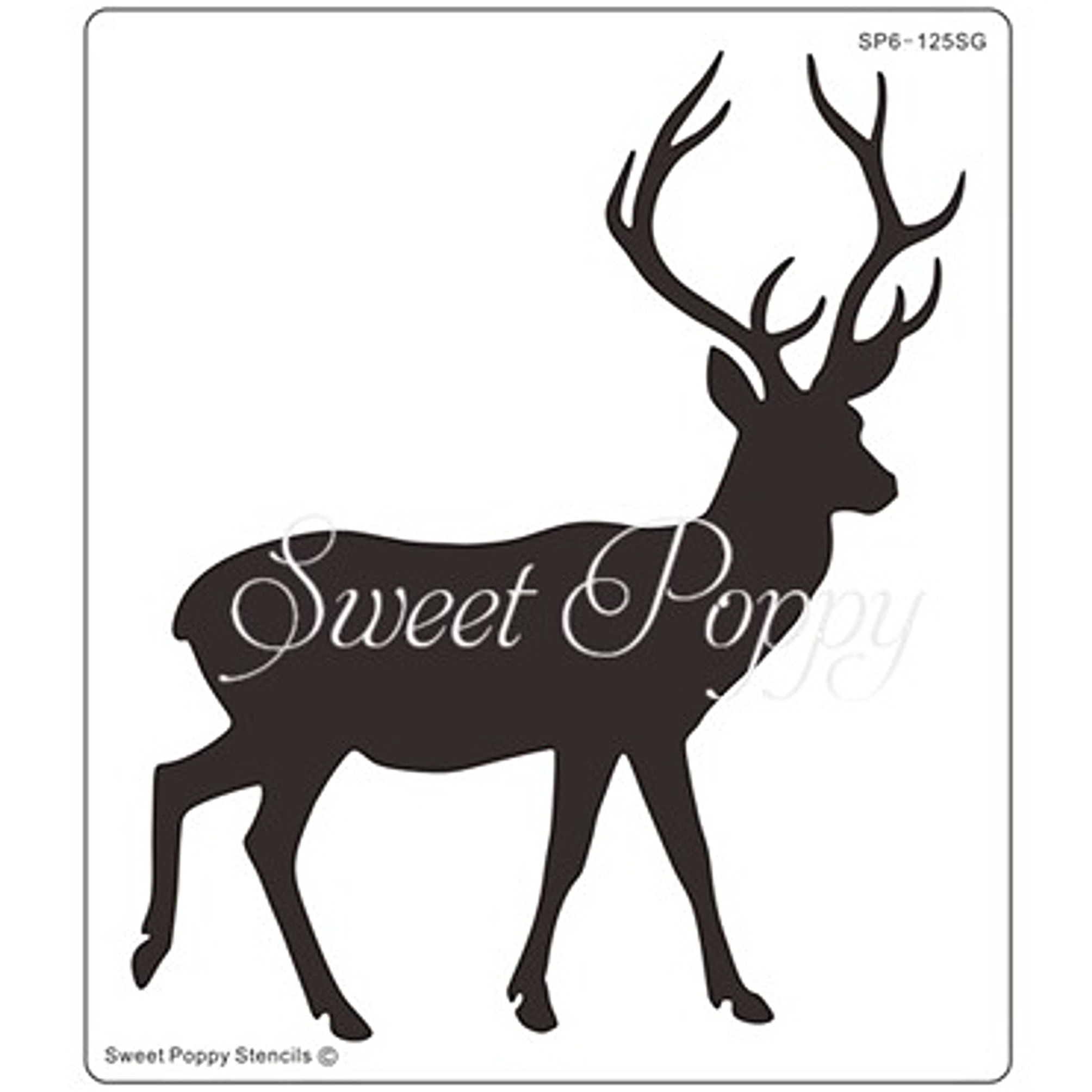Stag Aperture Stencil By Sweet Poppy - Craftmania Stock Photo 1