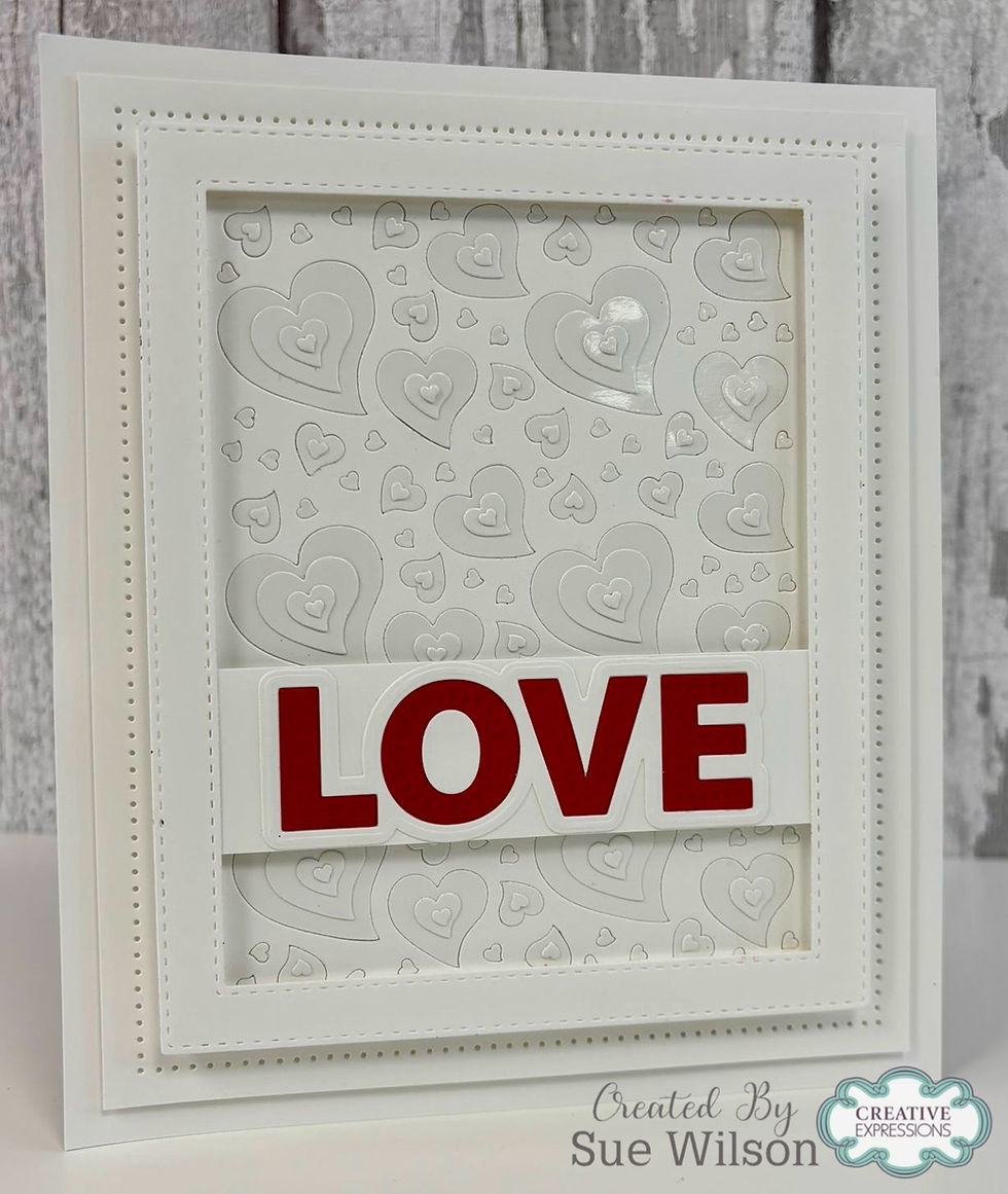 Thumbnail: LOVE – Craft Dies by Sue Wilson - Creative Expressions