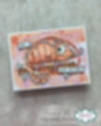 Thumbnail: Woodware Carlos Chameleon A6 Clear Stamp Set by Françoise Read