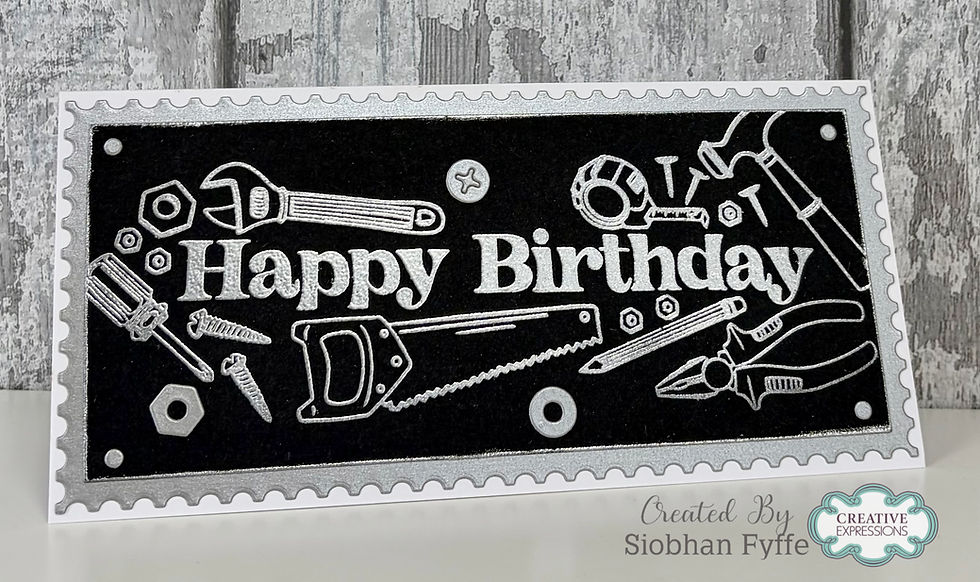 Thumbnail: Birthday Tools DL Clear Stamp By Creative Expressions