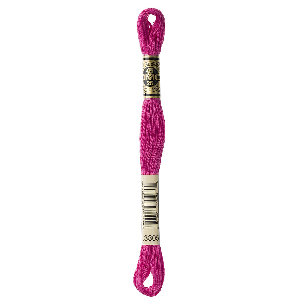 DMC3805 Mouliné Stranded Cotton Embroidery Floss - Craftmania Stock Photo 1