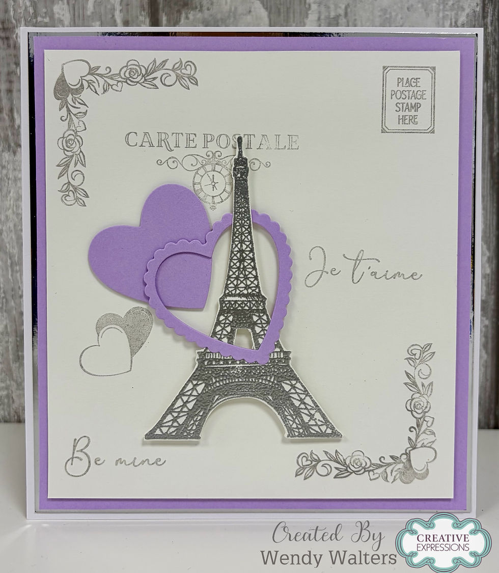 Thumbnail: Parisian Romance Stamp & Die Set – Shabby Chic Collection By Jamie Rodgers Craft
