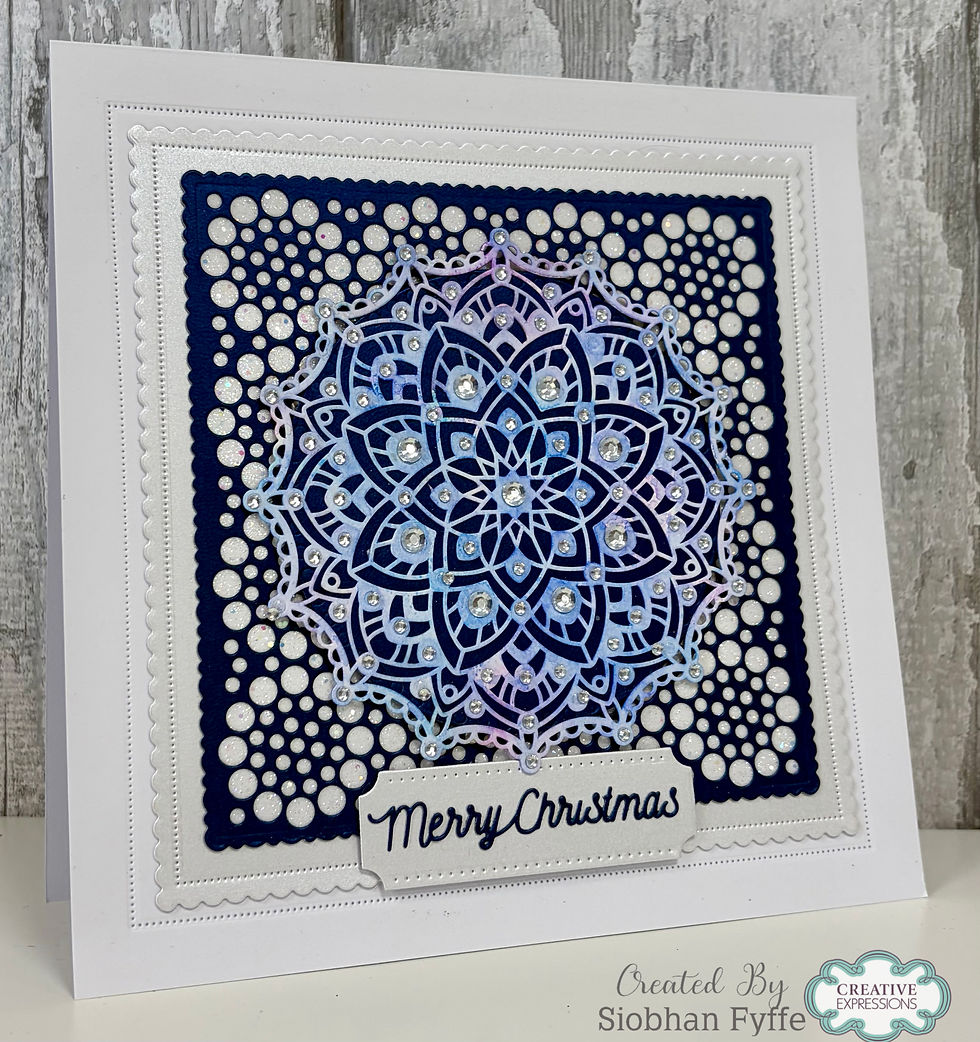Thumbnail: Mandala Background & Corners Die Set - Dies To Dot Collection By Creative Expres