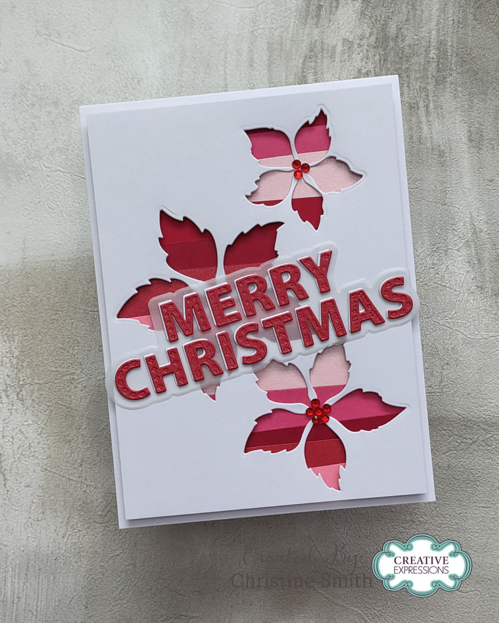 Thumbnail: Pierced Poinsettia Craft Dies by Sue Wilson