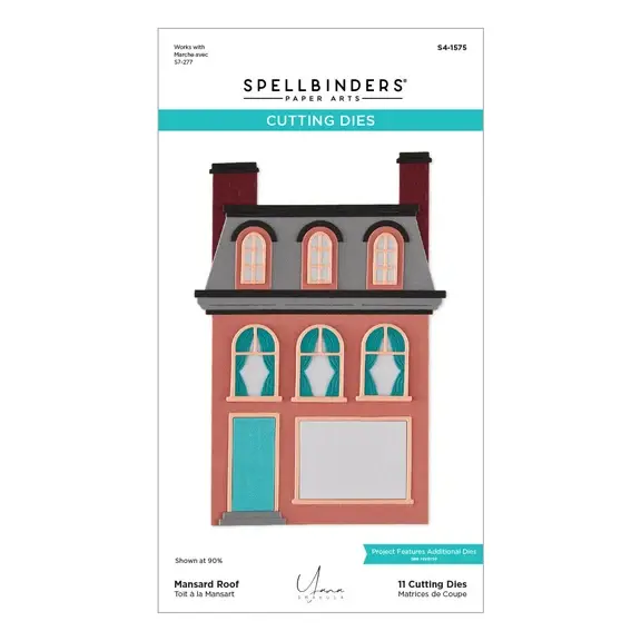 Mansard Roof Etched Dies By Yana Smakula - SpellBinders