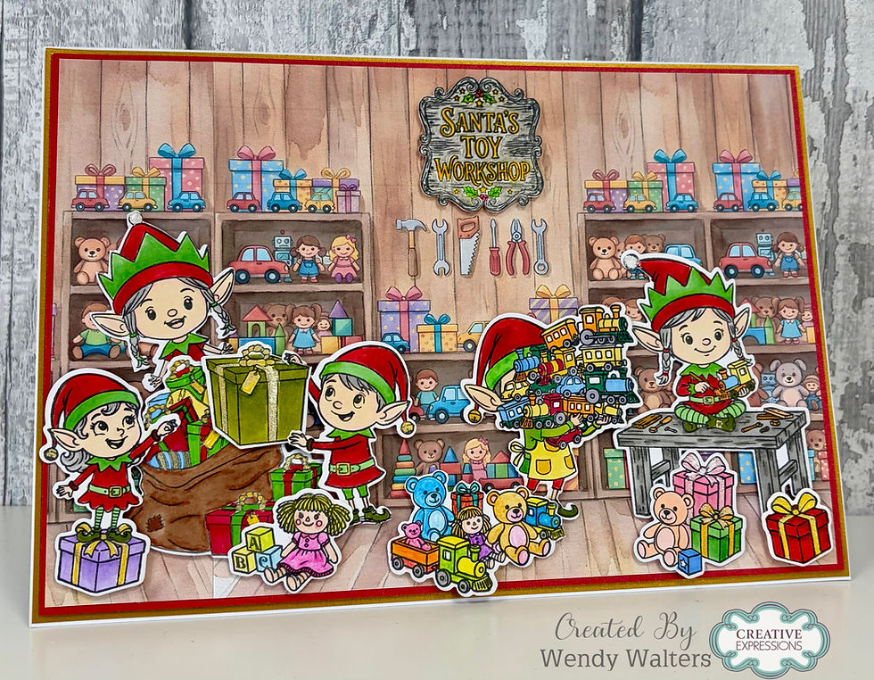 Thumbnail: Bundle 2 - The Christmas Elves Collection By Jamie Rodgers Crafts - Craftmania Stock Photo 15