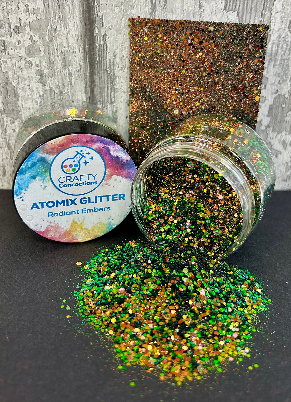 Atomix Glitter Radiant Embers By Crafty Concoctions
