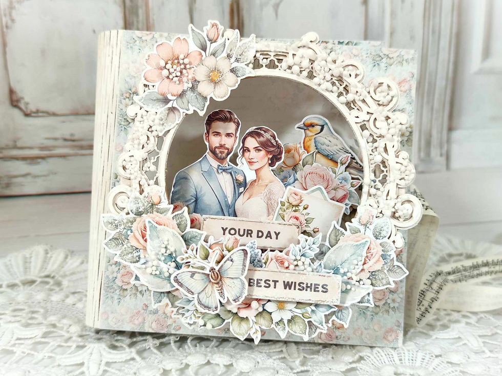 Thumbnail: Elizabeth Paper Pad - 6" x 6" (24 Sheets) By Scrap Boys