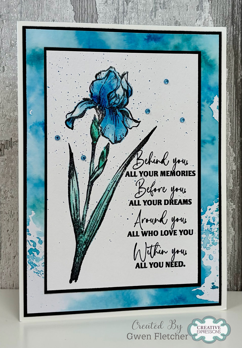 Thumbnail: Woodware Nature's Peace A6 Clear Stamp Set By Gwen Fletcher