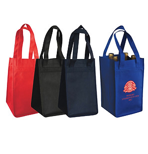 4 BOTTLE WINE TOTE BAG