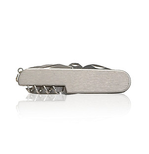 Silver Stainless Steal Multi-Tool Utility Pocket Knife