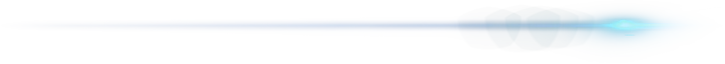 Anamorphic lens flare design element