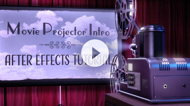 Learn how to make a custom old-film and antique movie projector intro animation in After Effects, with this AE tutorial for the "Movie Projector Intro" template