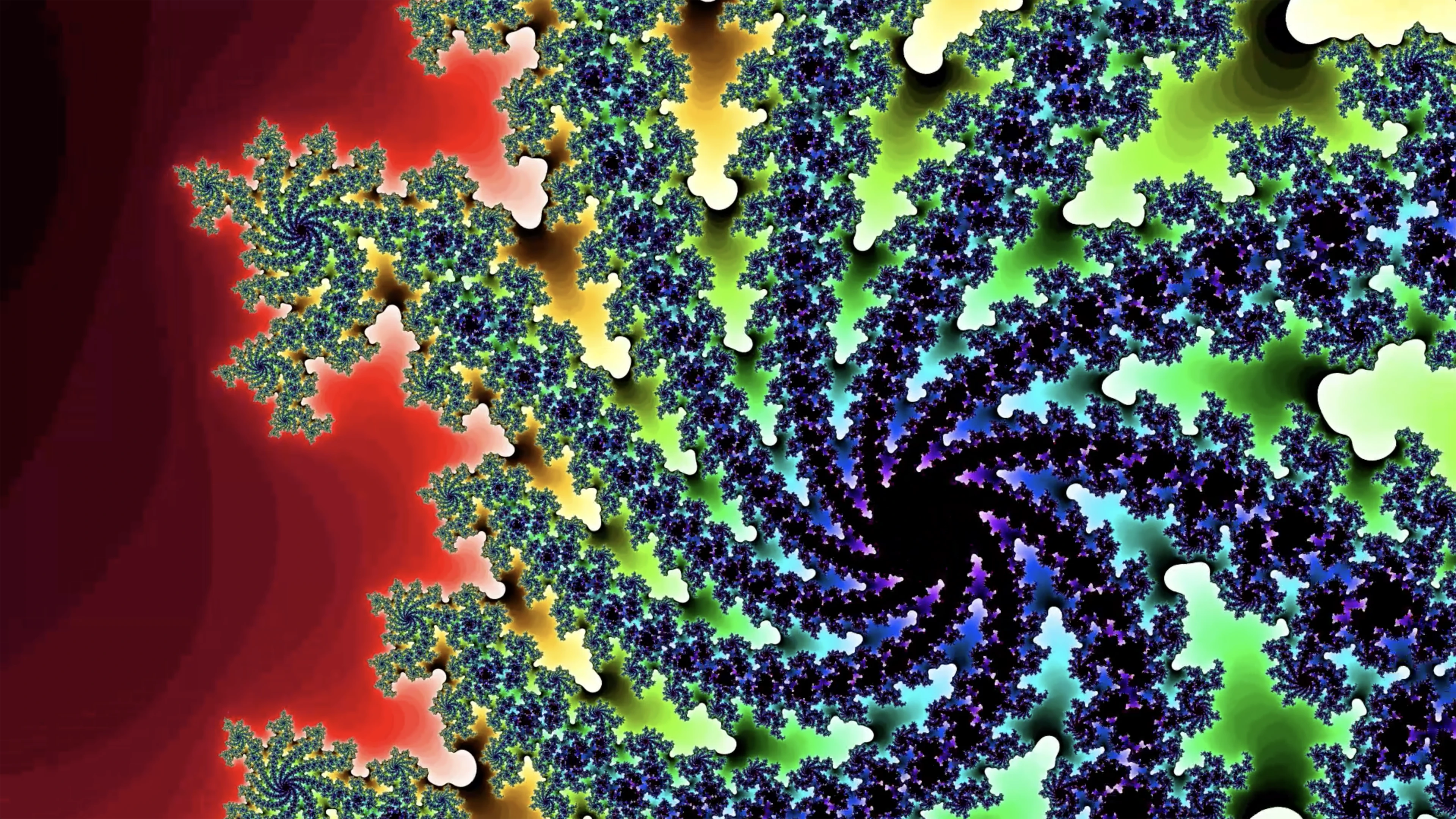 Mathematical fractal design made in After Effects