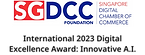 SIMPPLE Awards, SGDCC - International 2023 Digital Excellence Award