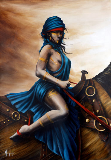 art artiste contemporain galerie mythologie tableaux exposition surréalisme peintures portrait femmes artwork acrylique réalisme mythes fables déesse    