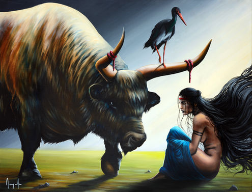 art artiste contemporain galerie mythologie tableaux exposition surréalisme peintures portrait femmes artwork acrylique réalisme mythes fables déesse  