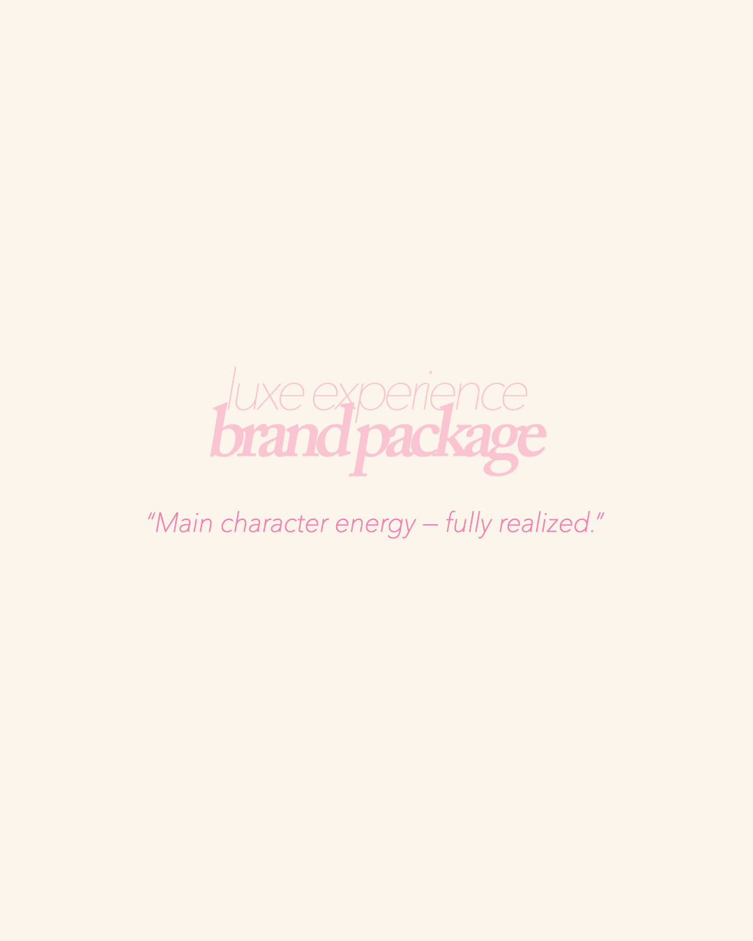 The Luxe Brand Experience