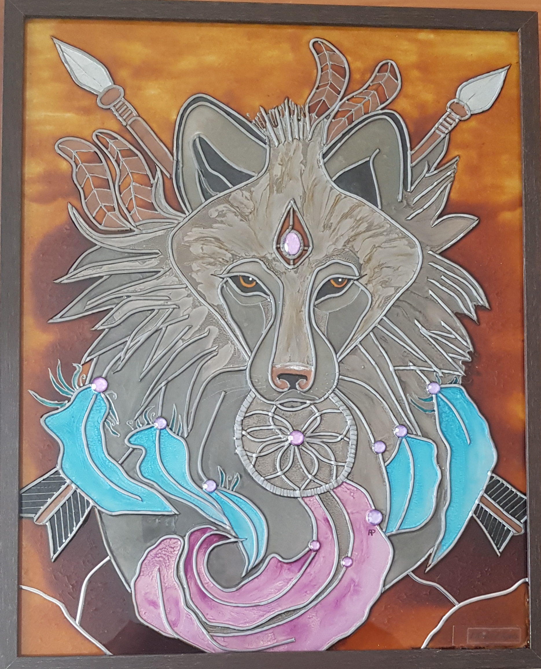 Loup chaman Amérindien