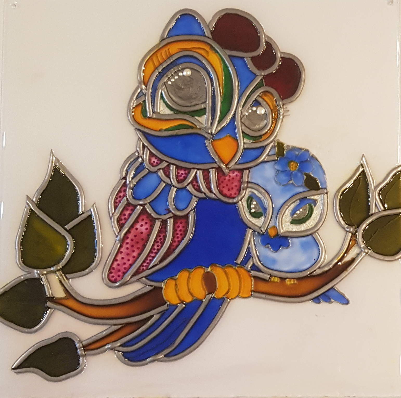 chouette et bébé