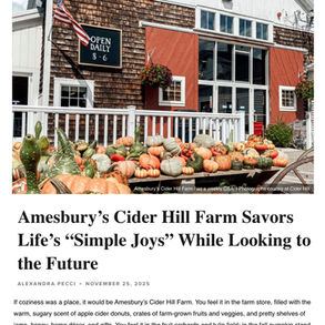 Amesbury’s Cider Hill Farm: A Beloved Family Destination Rooted in Tradition and Growing for the Future
