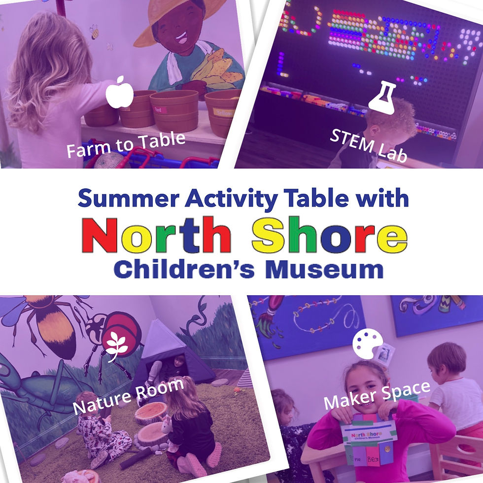 Free! Summer Activity Table with the North Shore Children's Museum