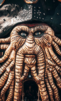 davey jones head face pirates of the caribbean dragon pirate party boat oludeniz turkey korsan gemisi tekne turu günlük tur boat trip day out sea fun