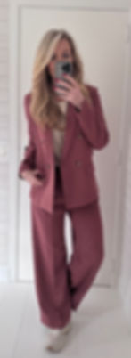 Miniature : Pantalon droit terracotta