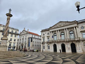 A square in Lisbon, Portugal